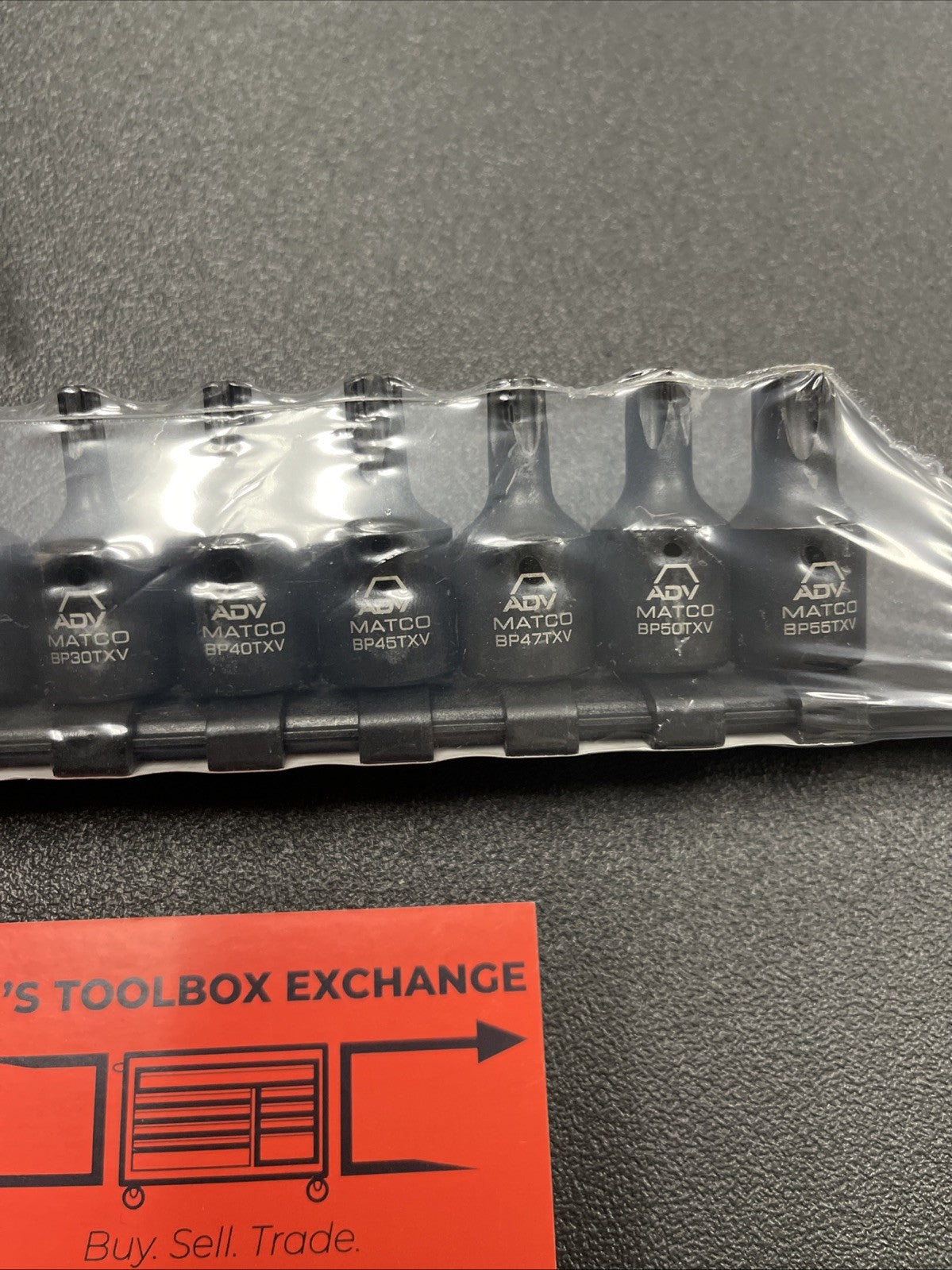 Matco Tools SBPTX9V 9pc 3/8" Drive ADV Torx Impact Bit Socket Set 