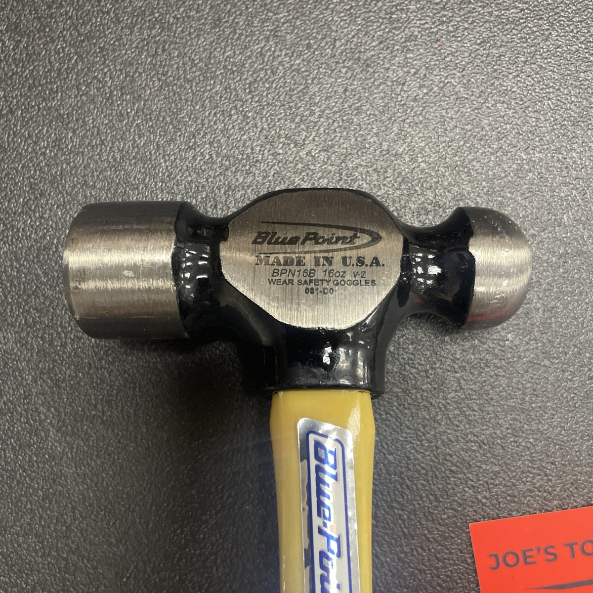 BLUE-POINT BPN16B 16 OZ FIBERGLASS HANDLE BALL PEEN HAMMER- BRAND NEW.