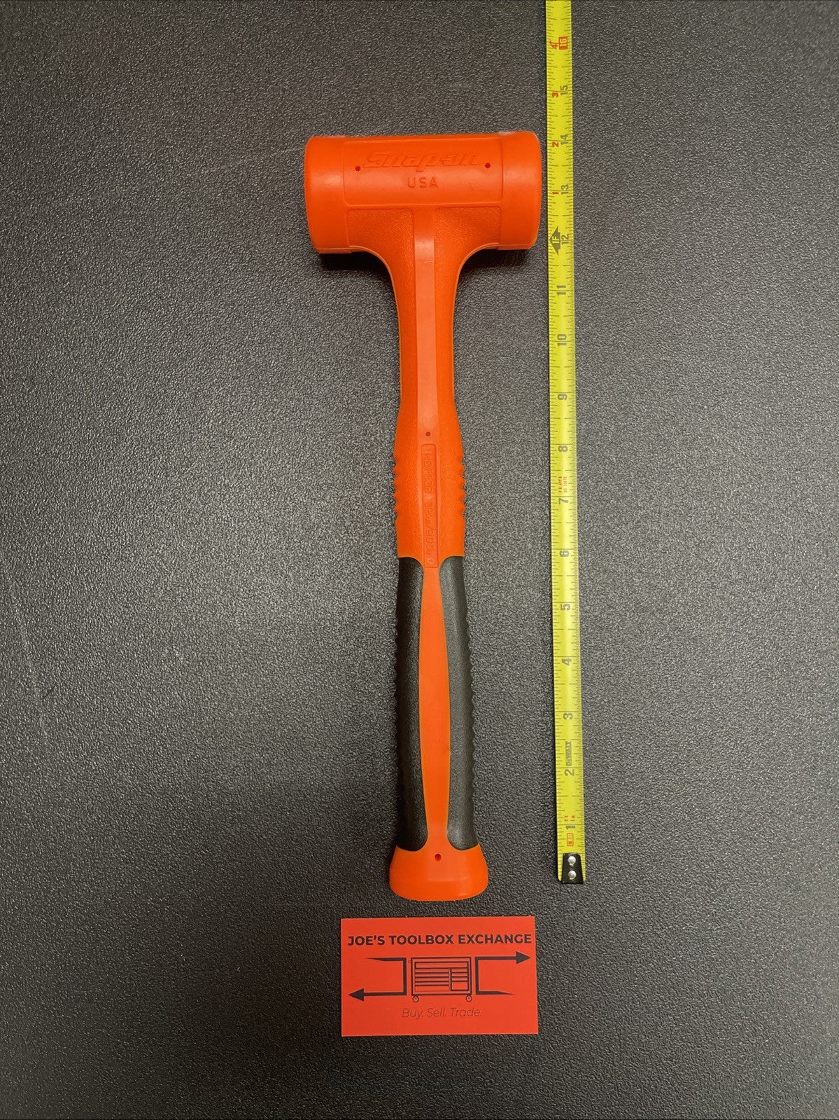 Snap-on 32oz Soft Grip Dead Blow Hammer (Orange) HBFE32 NEW!