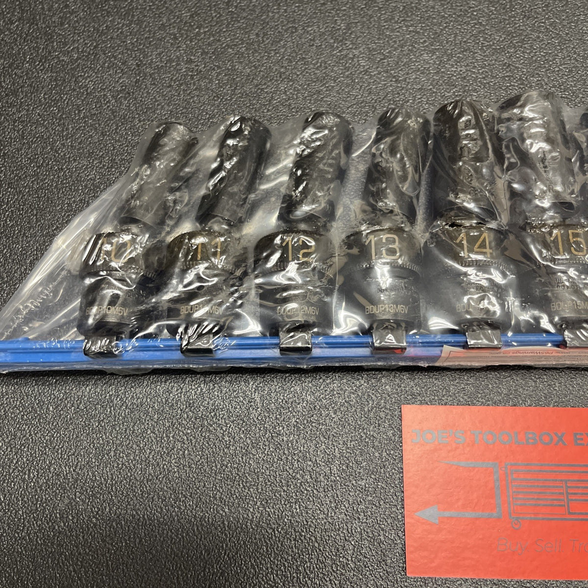 Matco Tools SBDUPM106V 10pc 3/8" Dr Metric 6 Pt ADV Swivel Impact Socket Set