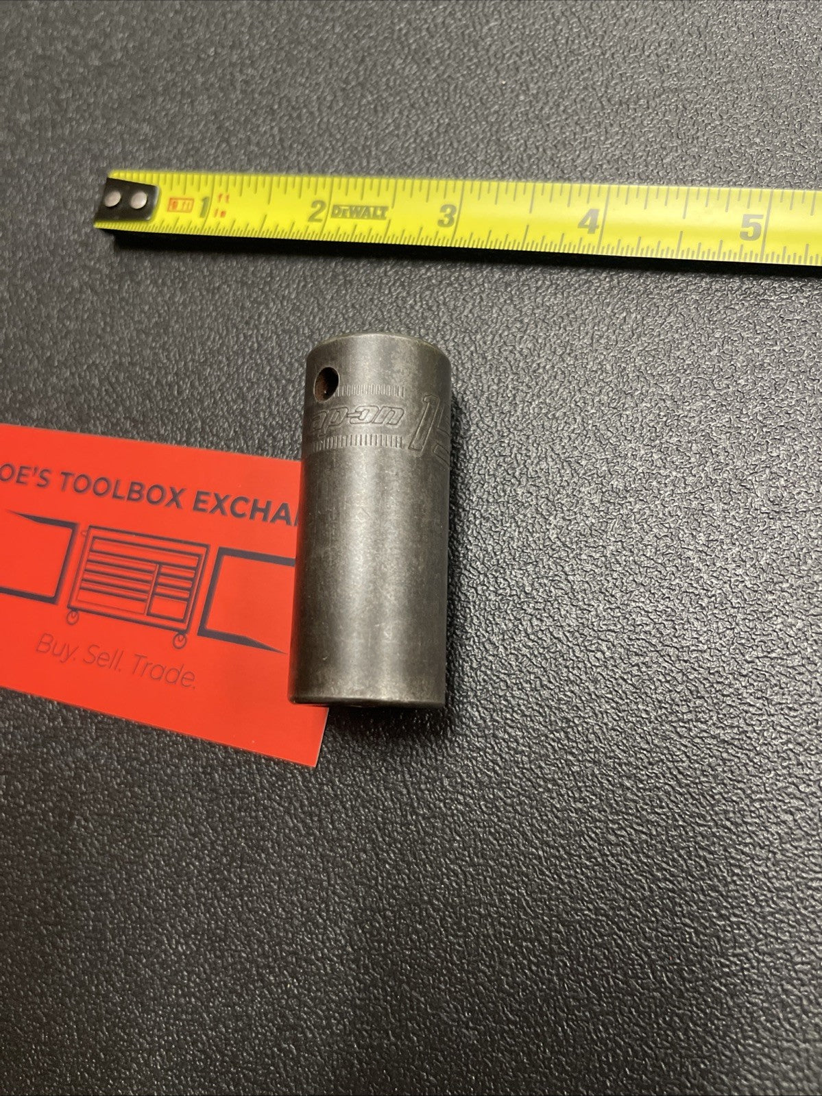 Snap-on Tools USA 1/2" Drive 15mm Metric SEMI DEEP 6pt Impact Socket IMMS150