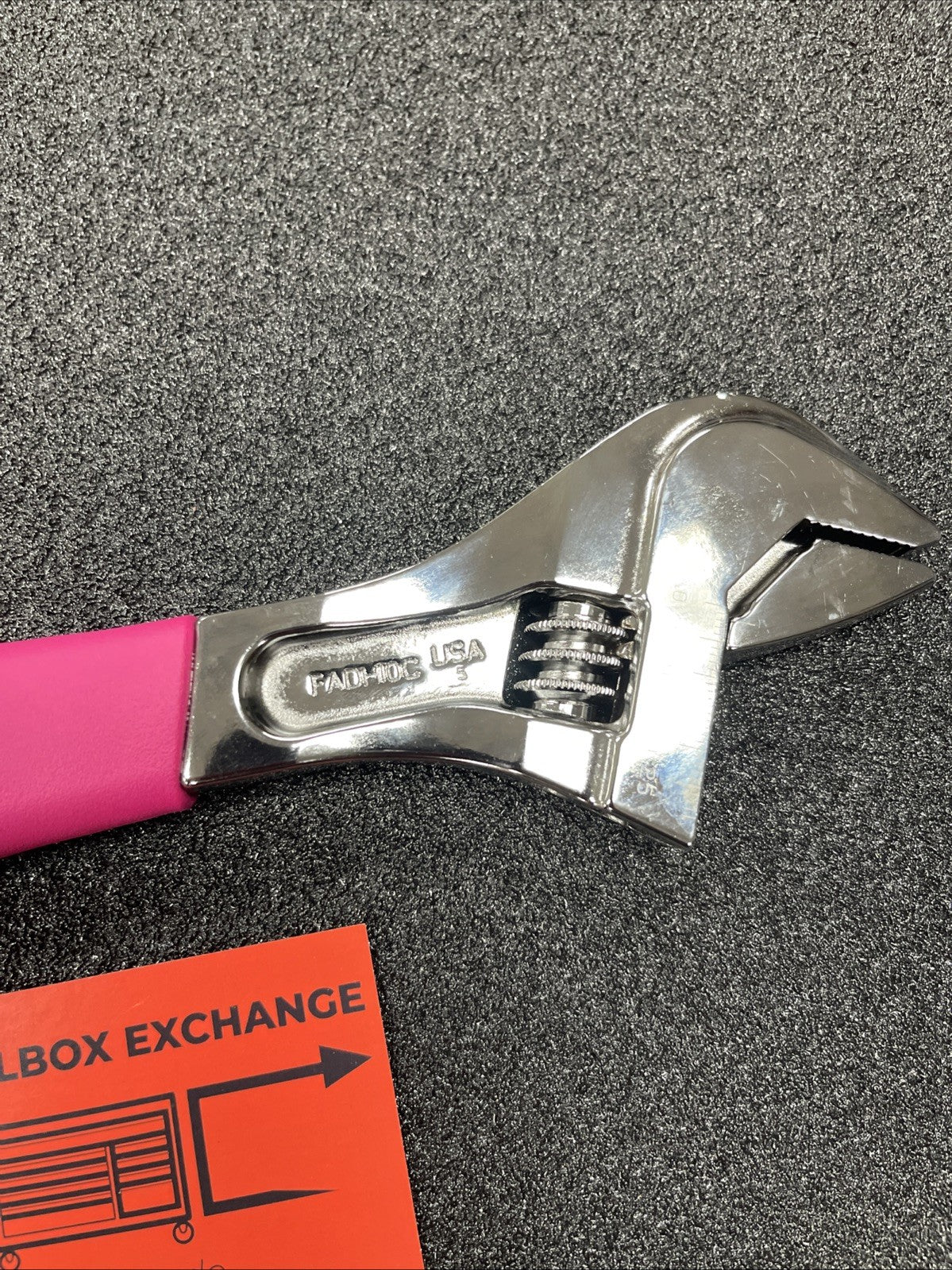 Snap-on Tools NEW ELECTRIC PINK 10" Flank Drive PLUS Adjustable Wrench FADH10CEP