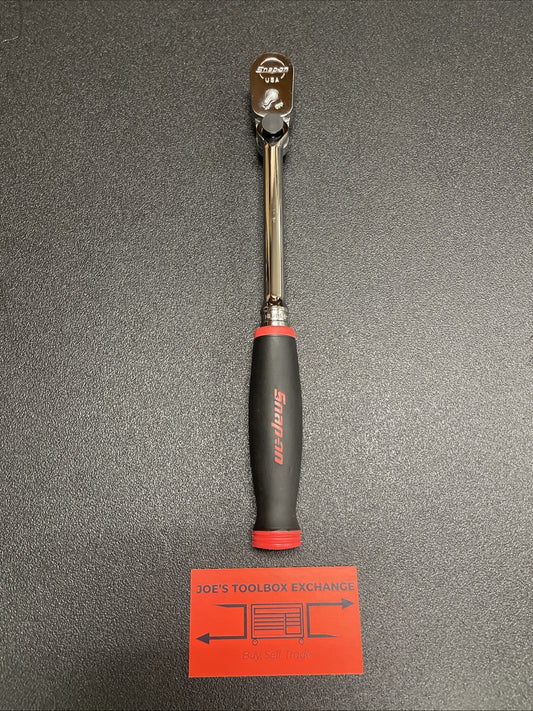 Snap-on Tools USA NEW RED 3/8" Soft Grip Long Multi-Position Ratchet FHL80MP