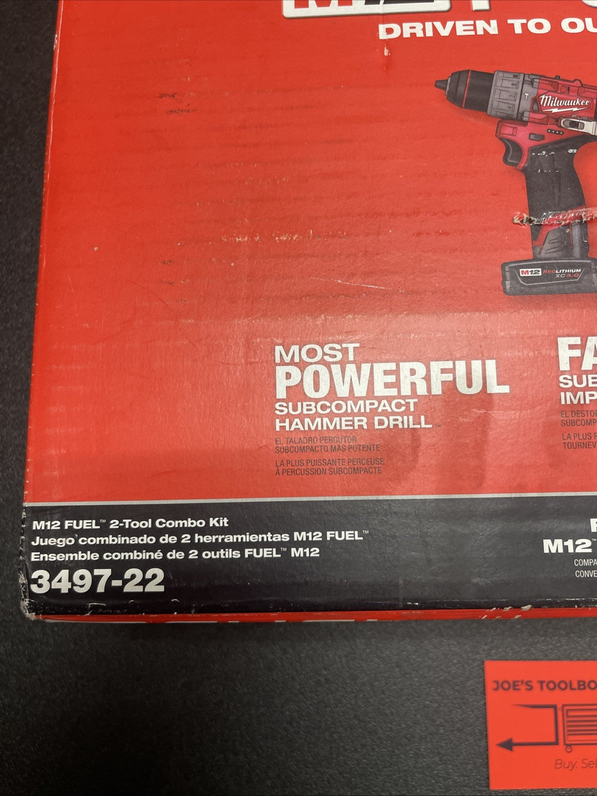 Milwaukee 3497-22 M12 FUEL 12V 2-Tool Combo Kit (Hammer Drill & Impact Driver)