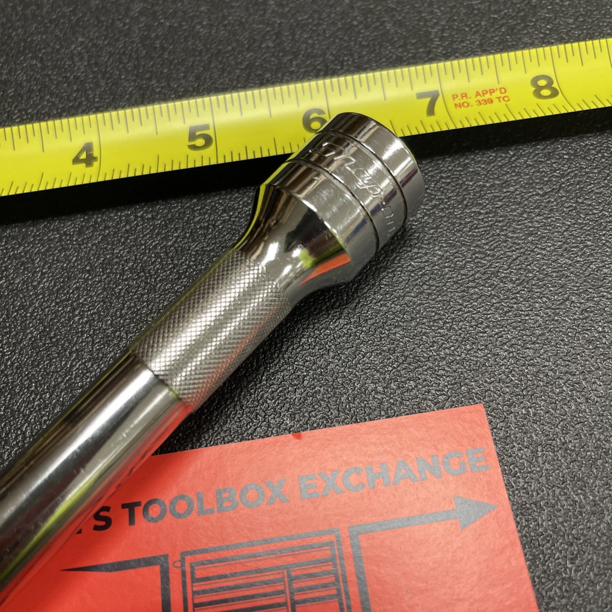 Snap-on Tools USA Used ADD ON SIZE 1/2" Drive 10" Knurled Socket Extension SXK10