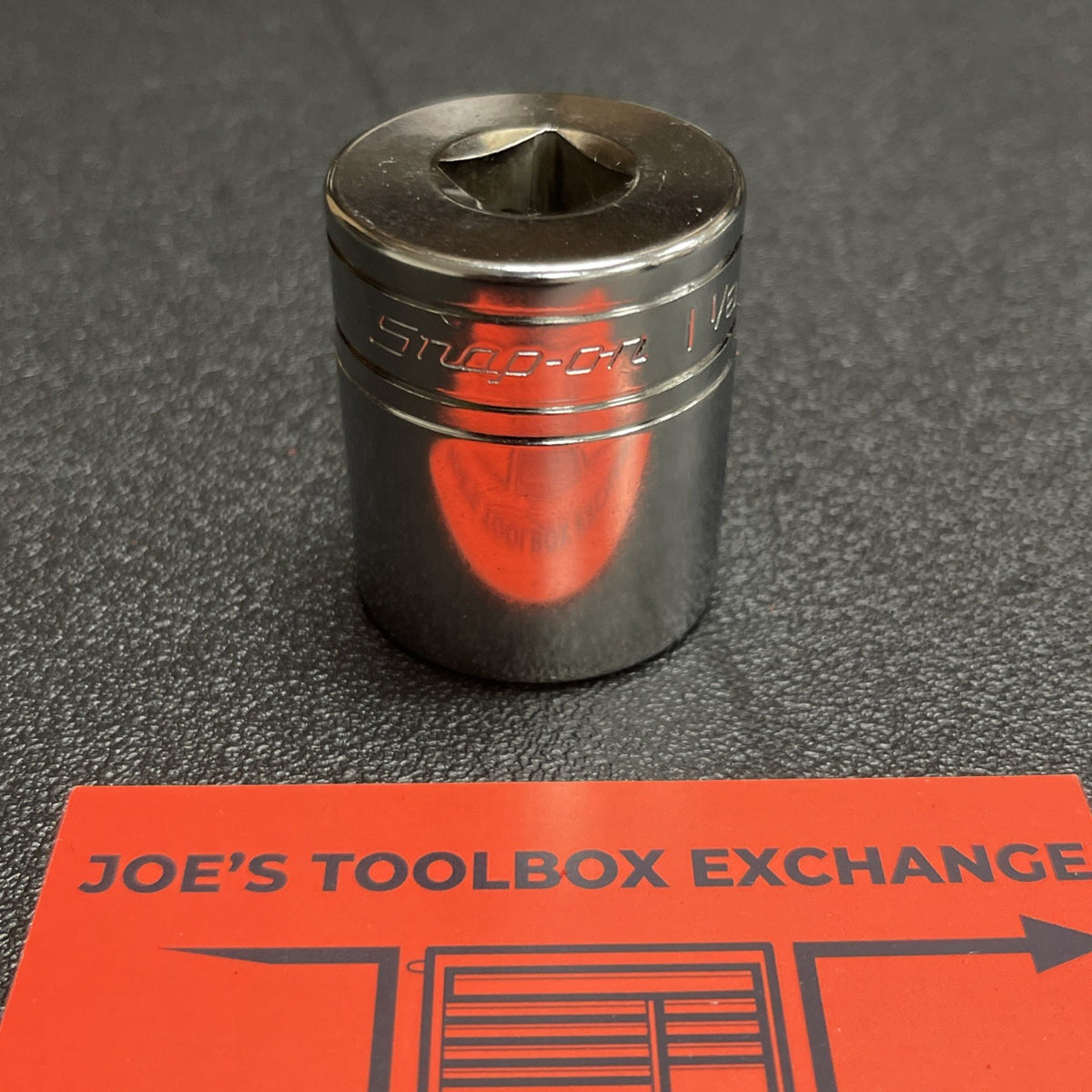 Snap-on Tools USA NEW 1/2" Drive 1-1/8" SAE 6 Point Shallow Chrome Socket TW361