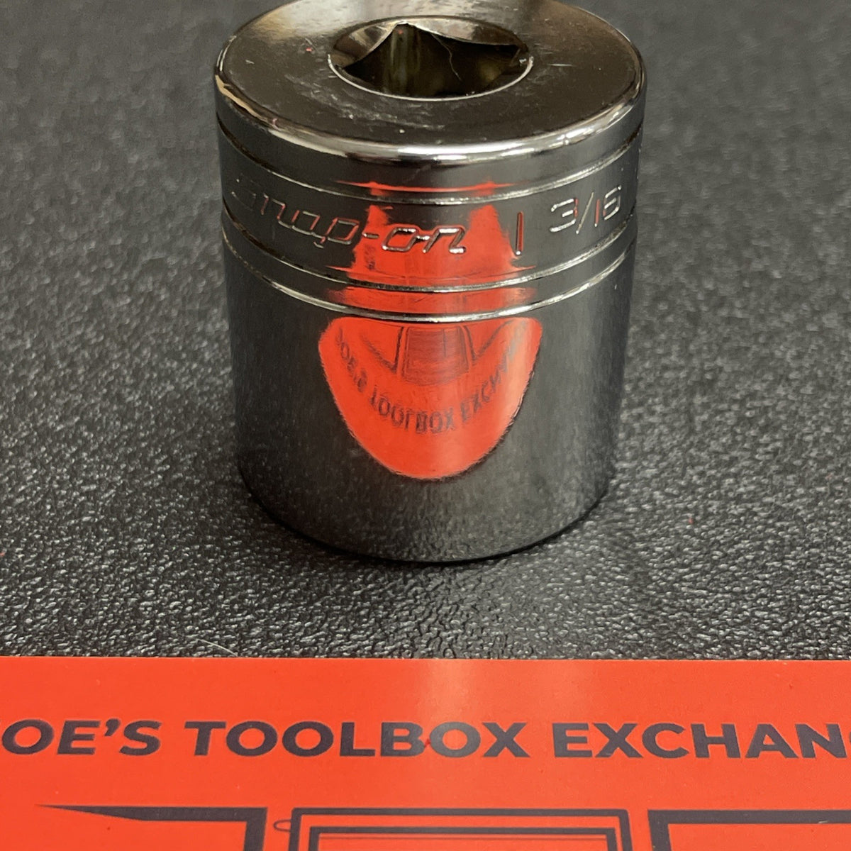 Snap-on Tools USA NEW 1/2" Drive 1-3/16" SAE 6 Point Shallow Chrome Socket TW381
