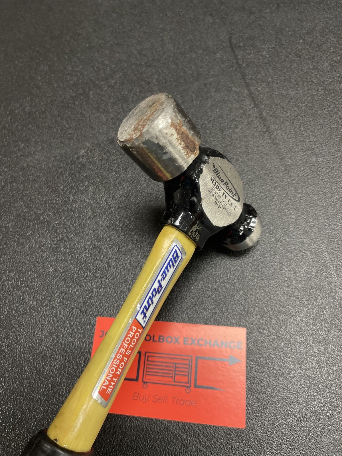 BLUE-POINT BPN16B 16 OZ FIBERGLASS HANDLE BALL PEEN HAMMER