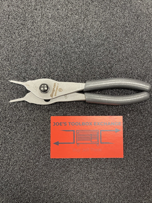 Snap-on Tools USA NEW DARK TITANIUM Straight Tip .038 Snap Ring Pliers SRPCR3800