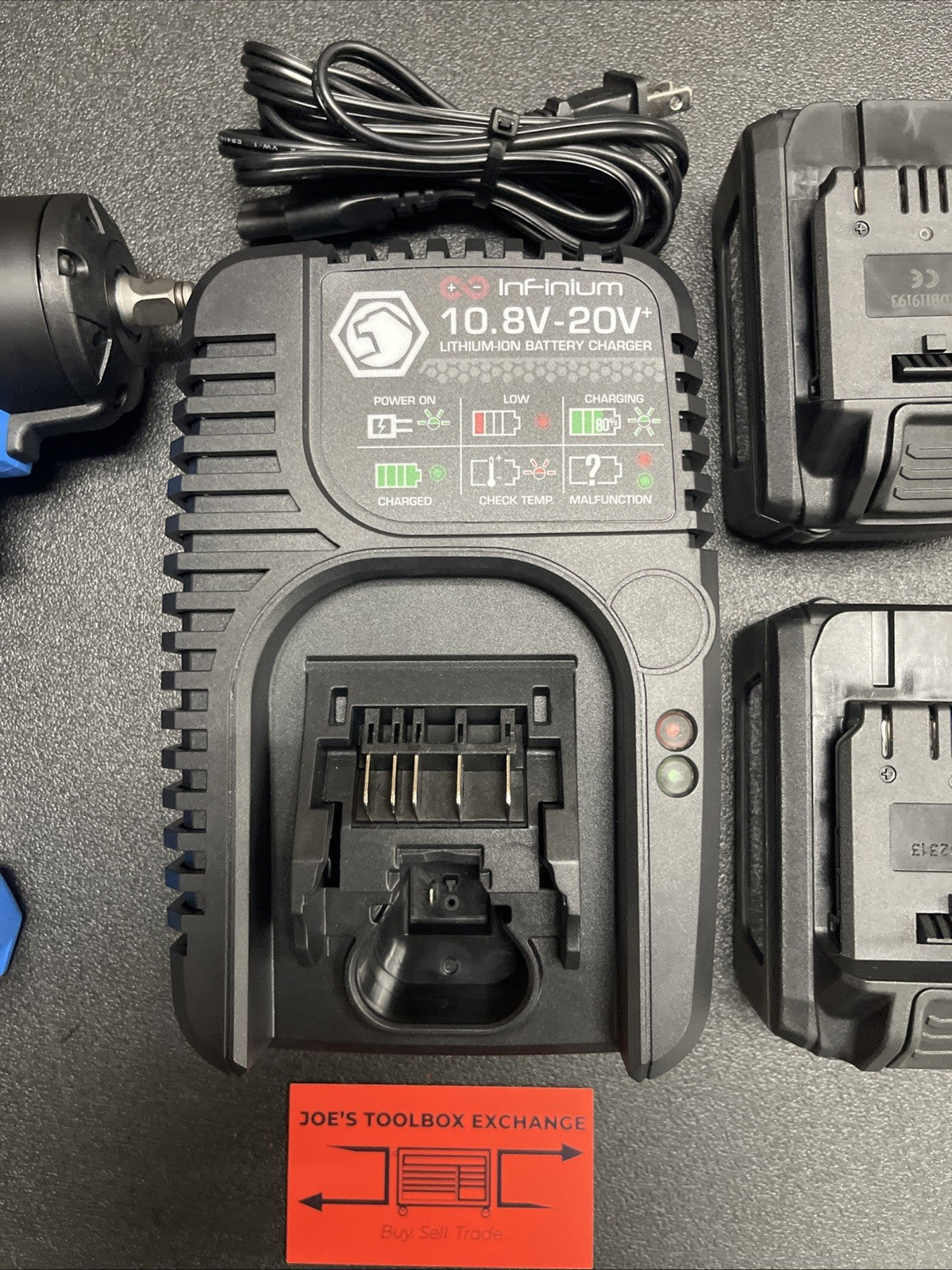 Matco Tools NEW 20V+ CORDLESS INFINIUM™ 3/8" DRIVE IMPACT WRENCH KIT - BLUE