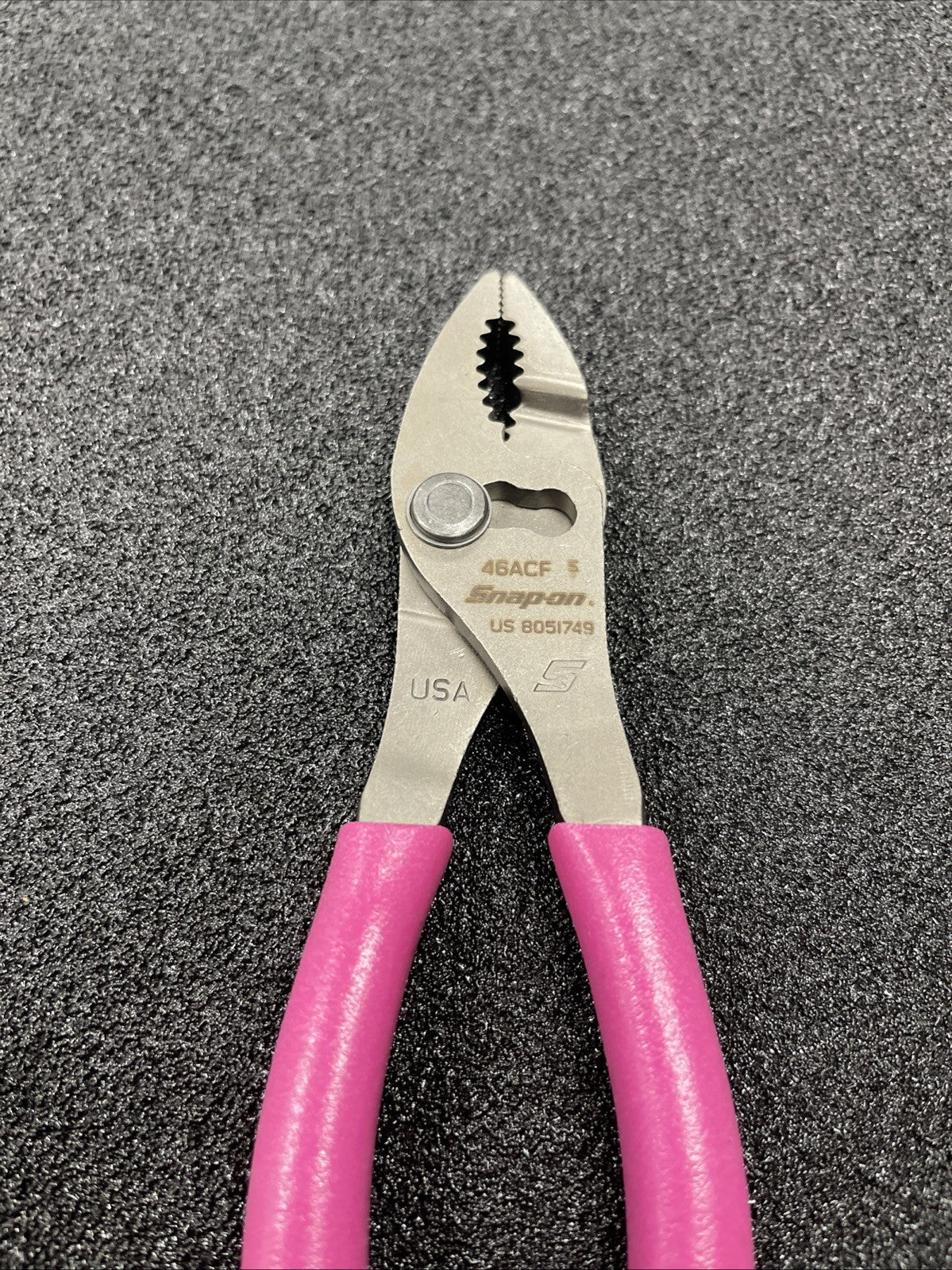 Snap on Tools USA NEW ELECTRIC PINK 6" Talon Slip-Joint Pliers 46ACFEP