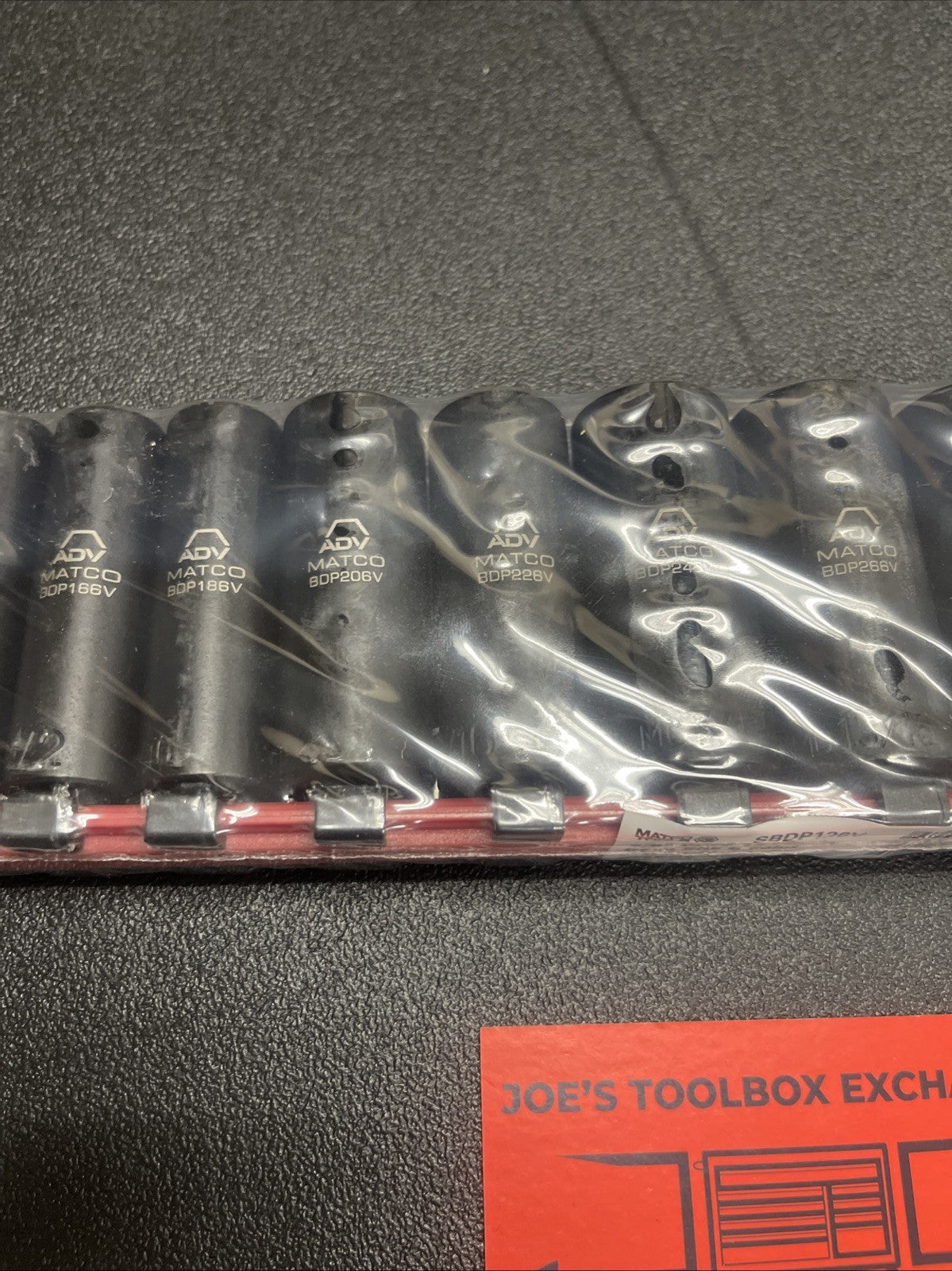 Matco Tools 12pc 3/8” Drive SAE 6pt Deep Impact Socket Set - SBDP126V