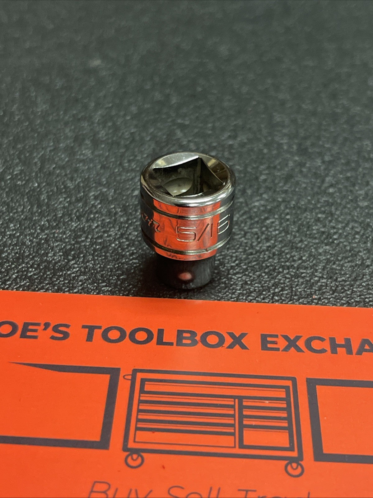 Snap-on Tools USA NEW 3/8" Drive 12-POINT SAE 5/16” Shallow Chrome Socket F101