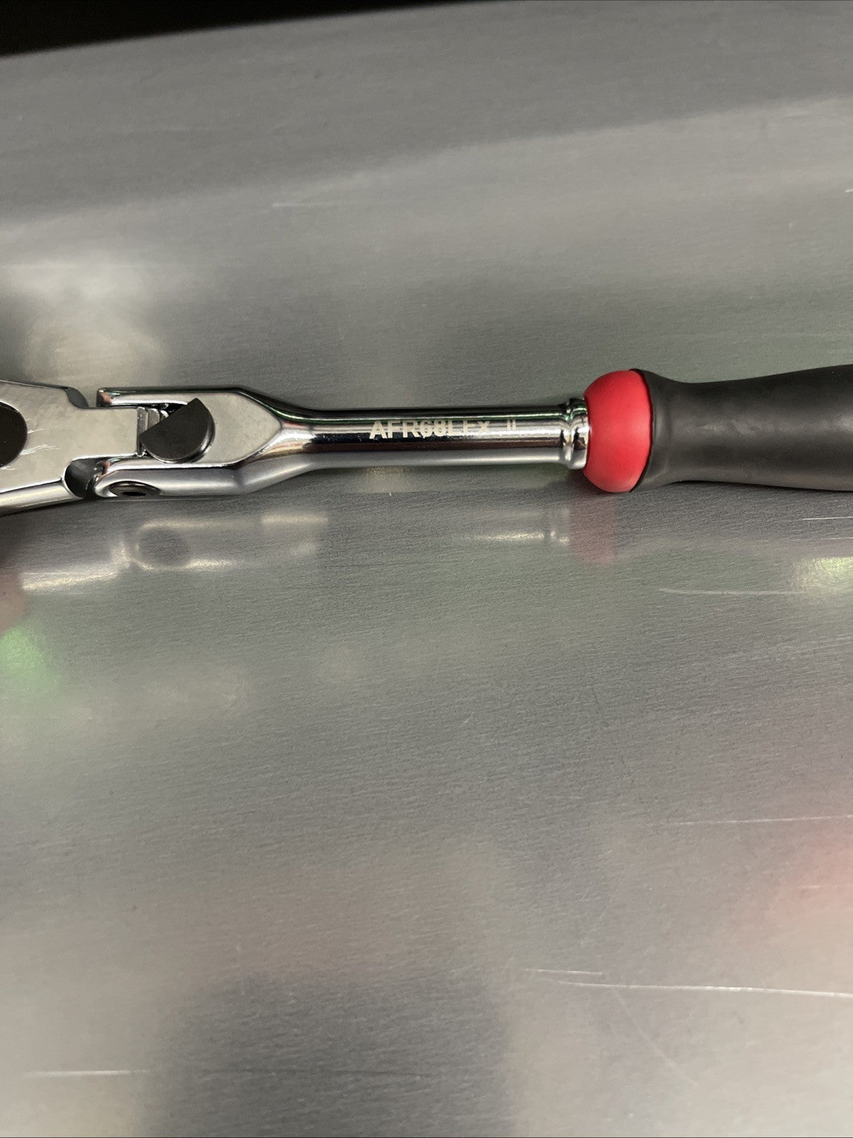 NEW! Matco Tools AFR68LFR 1/4” Locking Flex Head Ratchet 7-3/4” Red