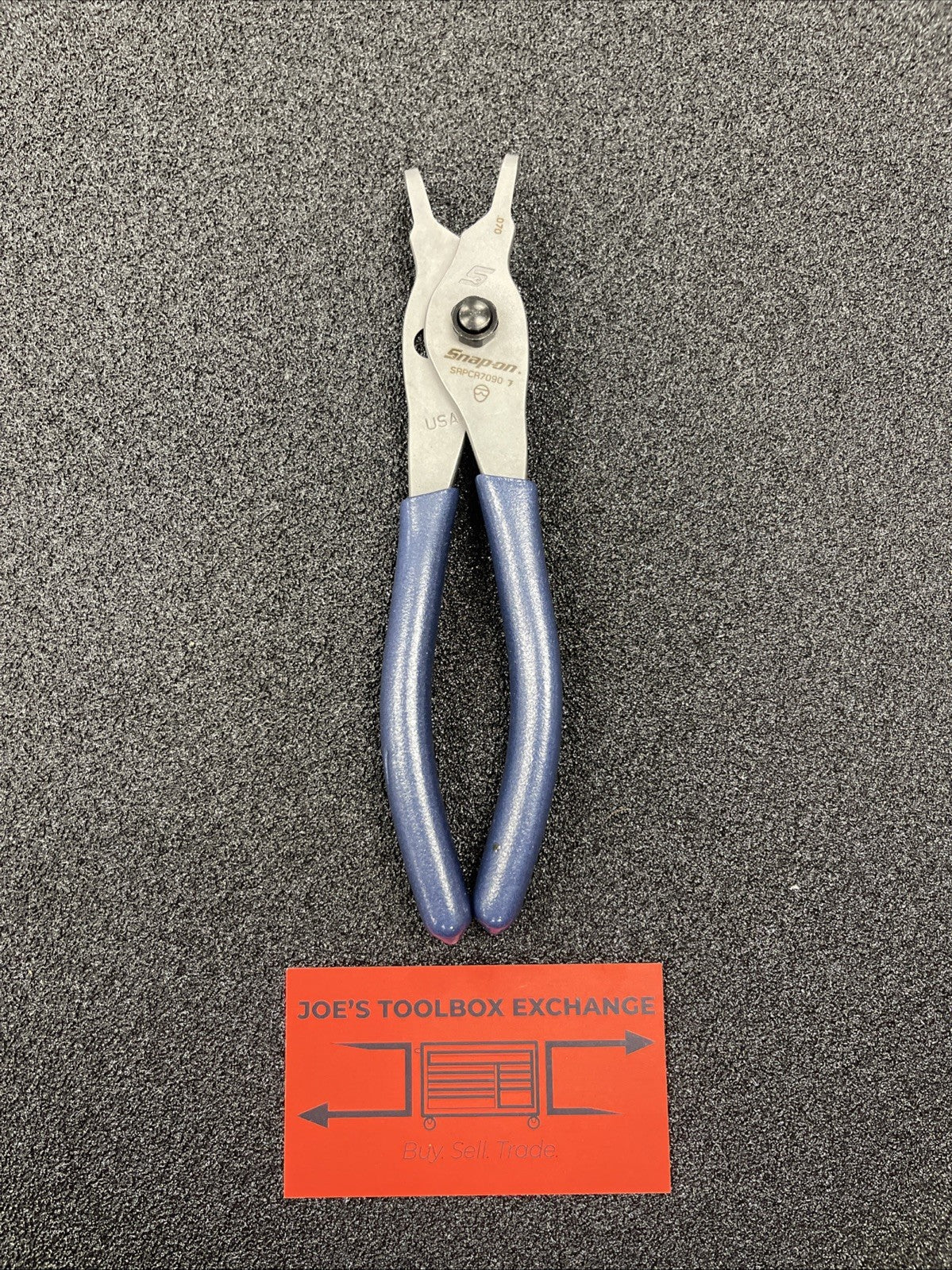 Snap-on Tools USA NEW POWER BLUE 90° Tip .070 Snap Ring Pliers SRPCR7090