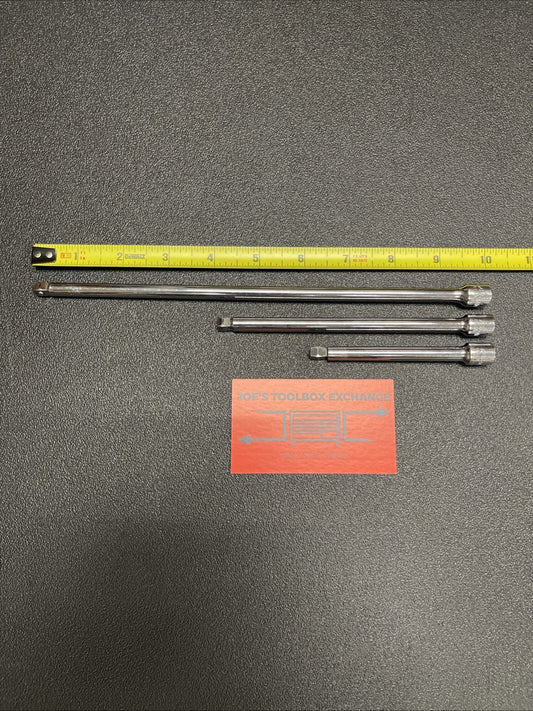 Mac Tools USA 4pc 1/4" Drive 4", 6", and  10” Wobble, Extension set