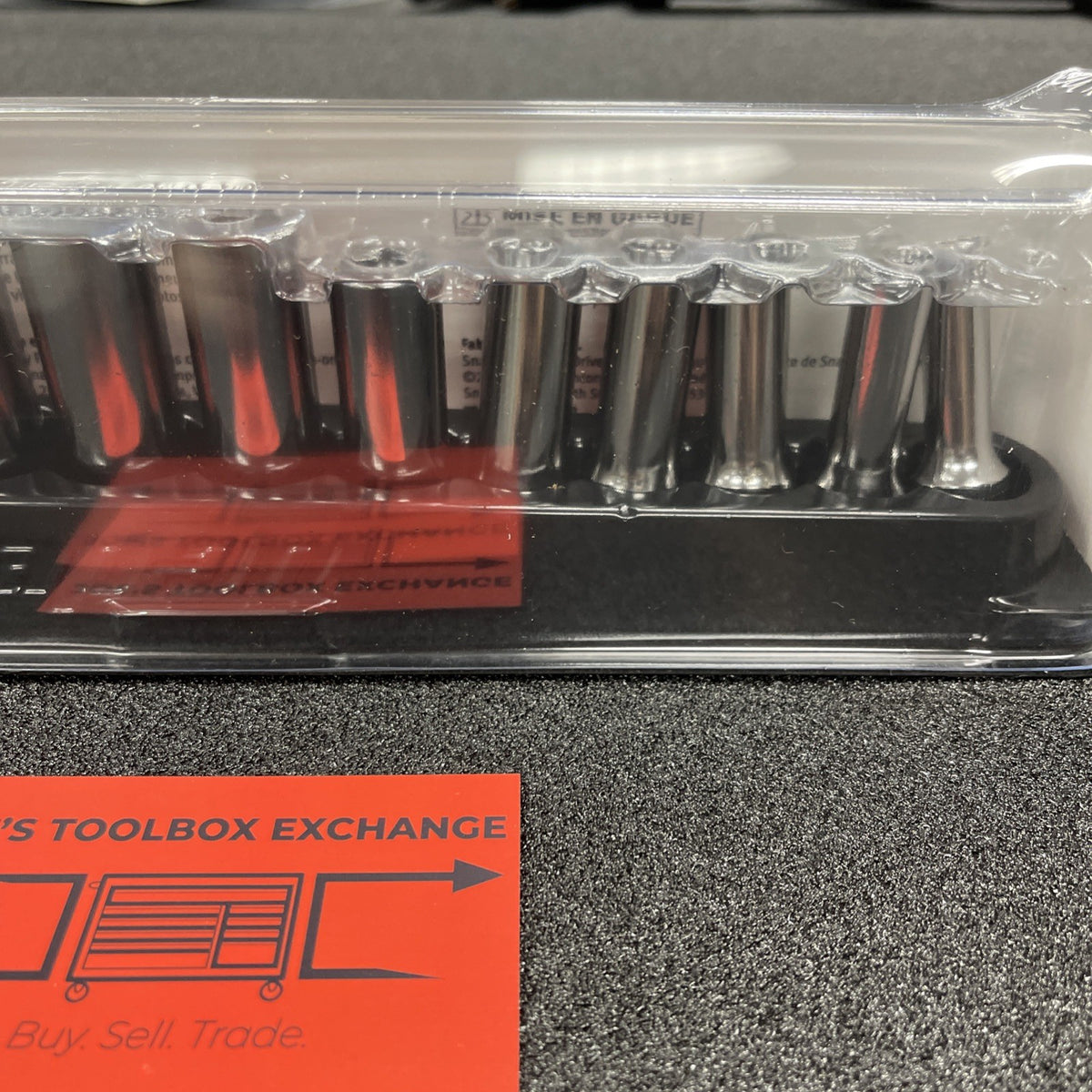 Snap-on Tools USA NEW 12pc 3/8" Drive Metric 6pt Chrome Deep Socket Set 212SFSMY