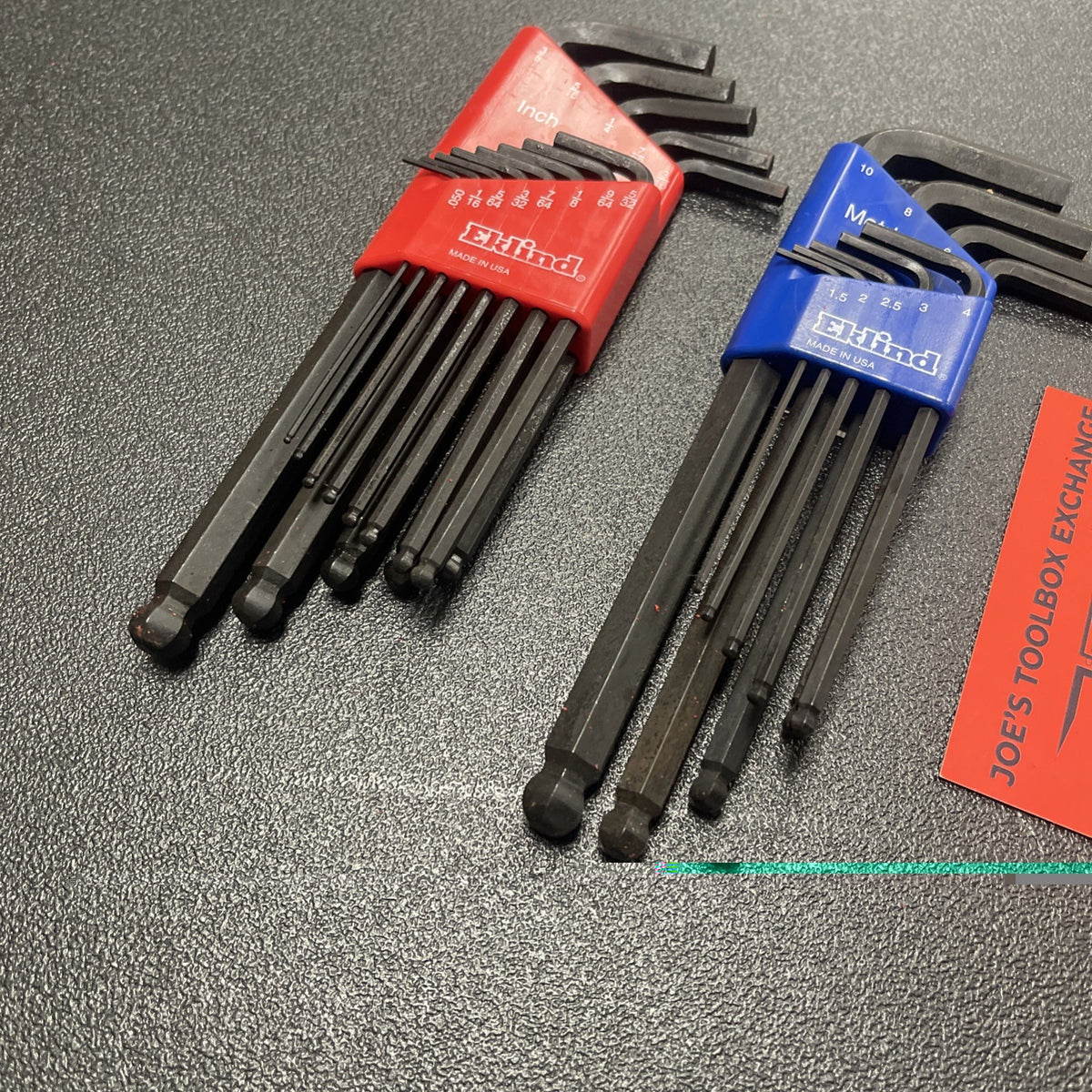 Eklind Ball End Hex Wrench SAE Metric 22Pc Set Kit Combo 13609, 13213