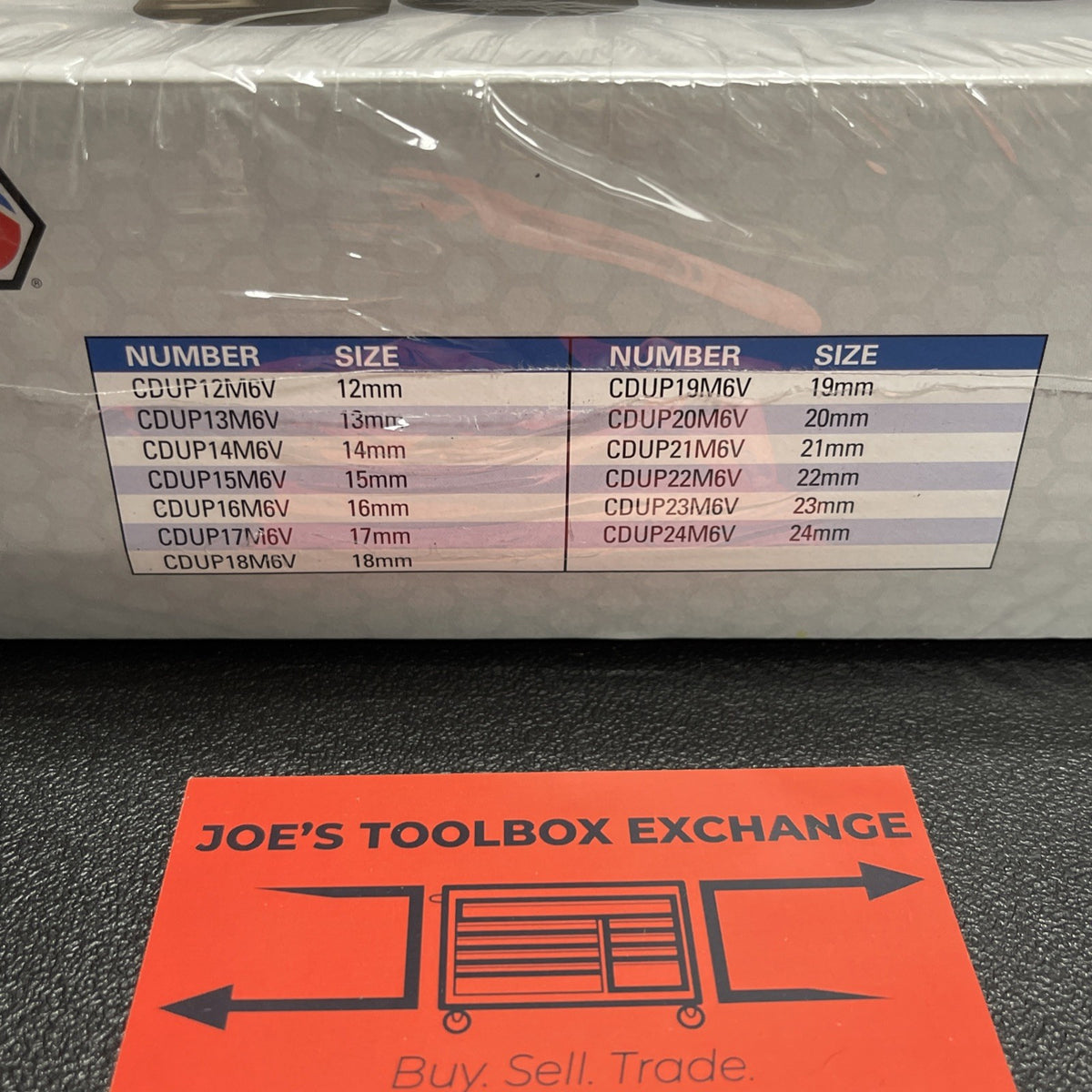 MATCO 13 PC 1/2" DR METRIC 6 PT ADV DEEP UNIVERSAL IMPACT SOCKET SET SCDUPM136V