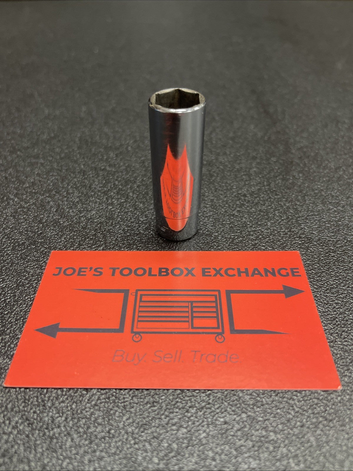 Snap On 1/2" Deep Socket 1/4" Drive 6 Point STM16 USA