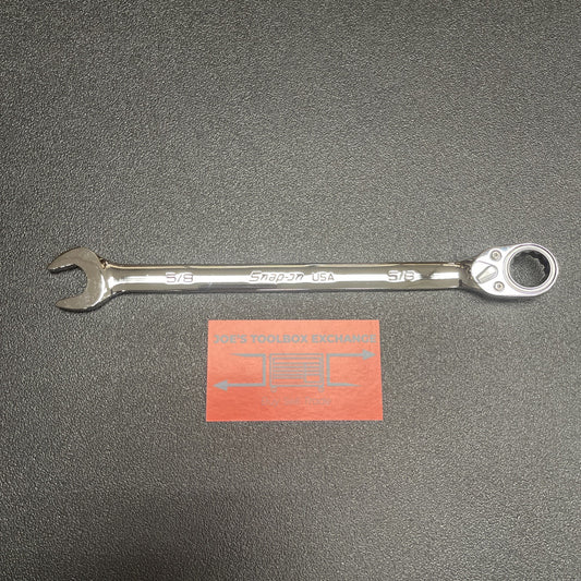 Snap-on Tools NEW 5/8" Reversible Flank Drive Plus Ratcheting Wrench SOXRR20A