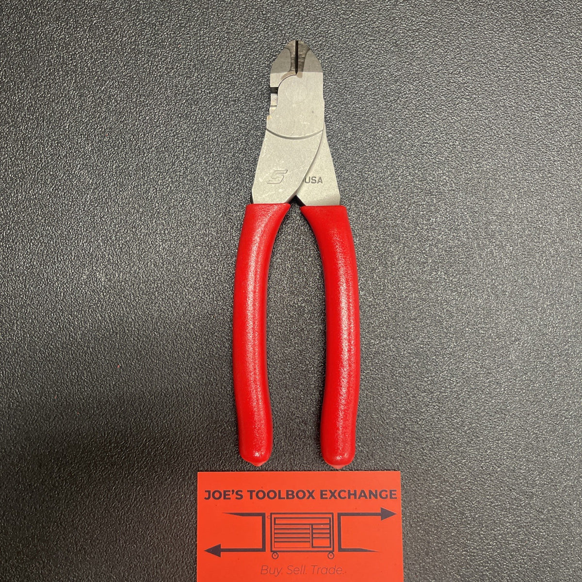 Snap-on Tools USA NEW RED Soft Grip 7" Diagonal Cutter Pliers 87ACF