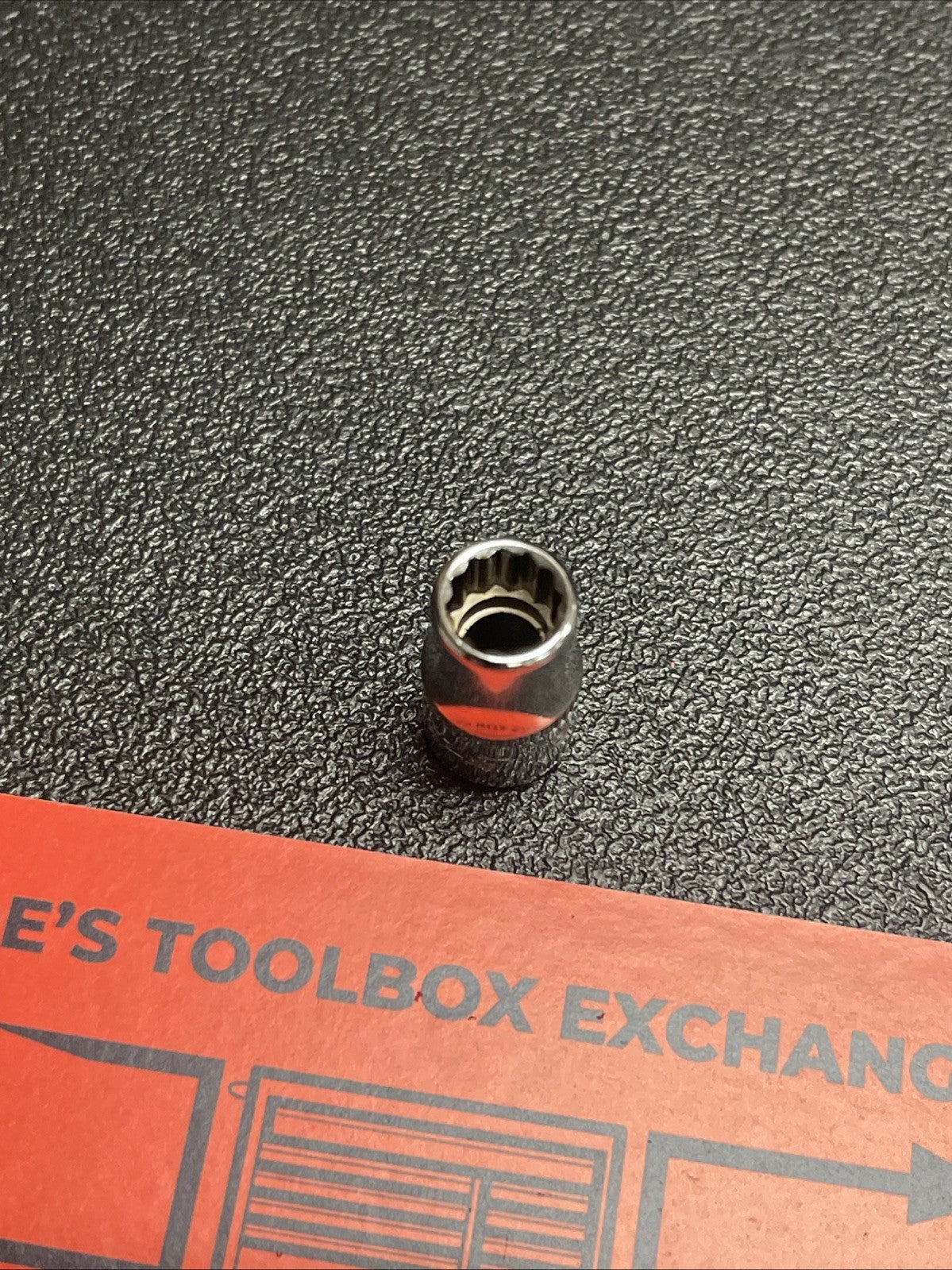 Snap-on Tools USA NEW 1/4" Drive 7mm Metric Shallow 12 POINT Chrome Socket TMMD7