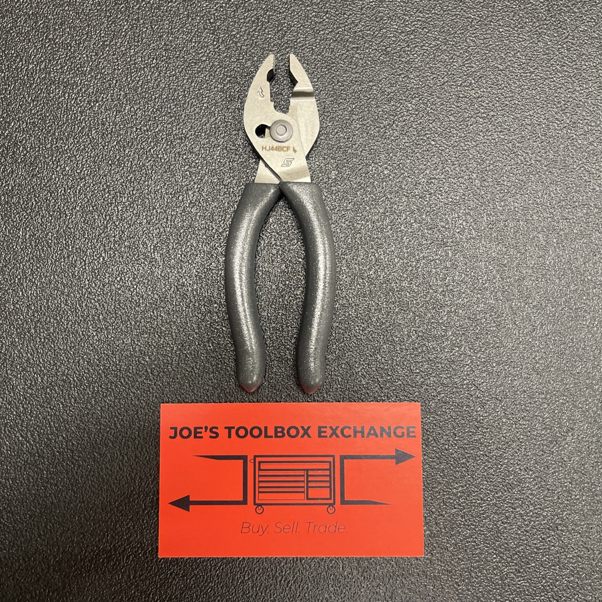 Snap-on Tools DARK TITANIUM Soft Grip Mini FlankJaw Slip Joint Pliers HJ44BCFDT