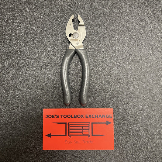 Snap-on Tools DARK TITANIUM Soft Grip Mini FlankJaw Slip Joint Pliers HJ44BCFDT