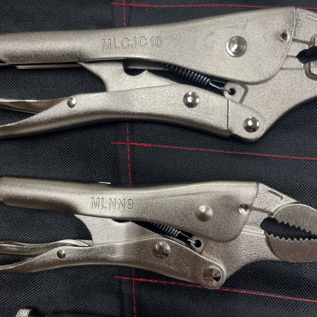 Matco Tools 7-Piece Locking Pliers Set w/ Soft Storage Wrap SMLP7