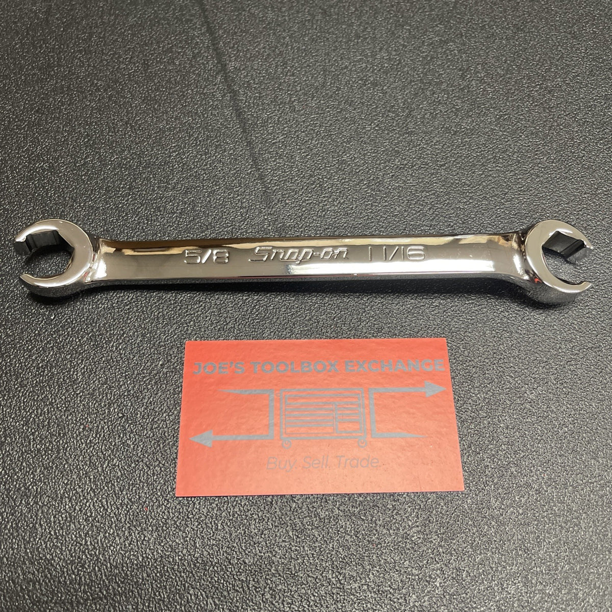 Snap-On Tools USA NEW 5/8" 11/16" SAE Double Flare Nut 6pt Line Wrench RXFS2022B