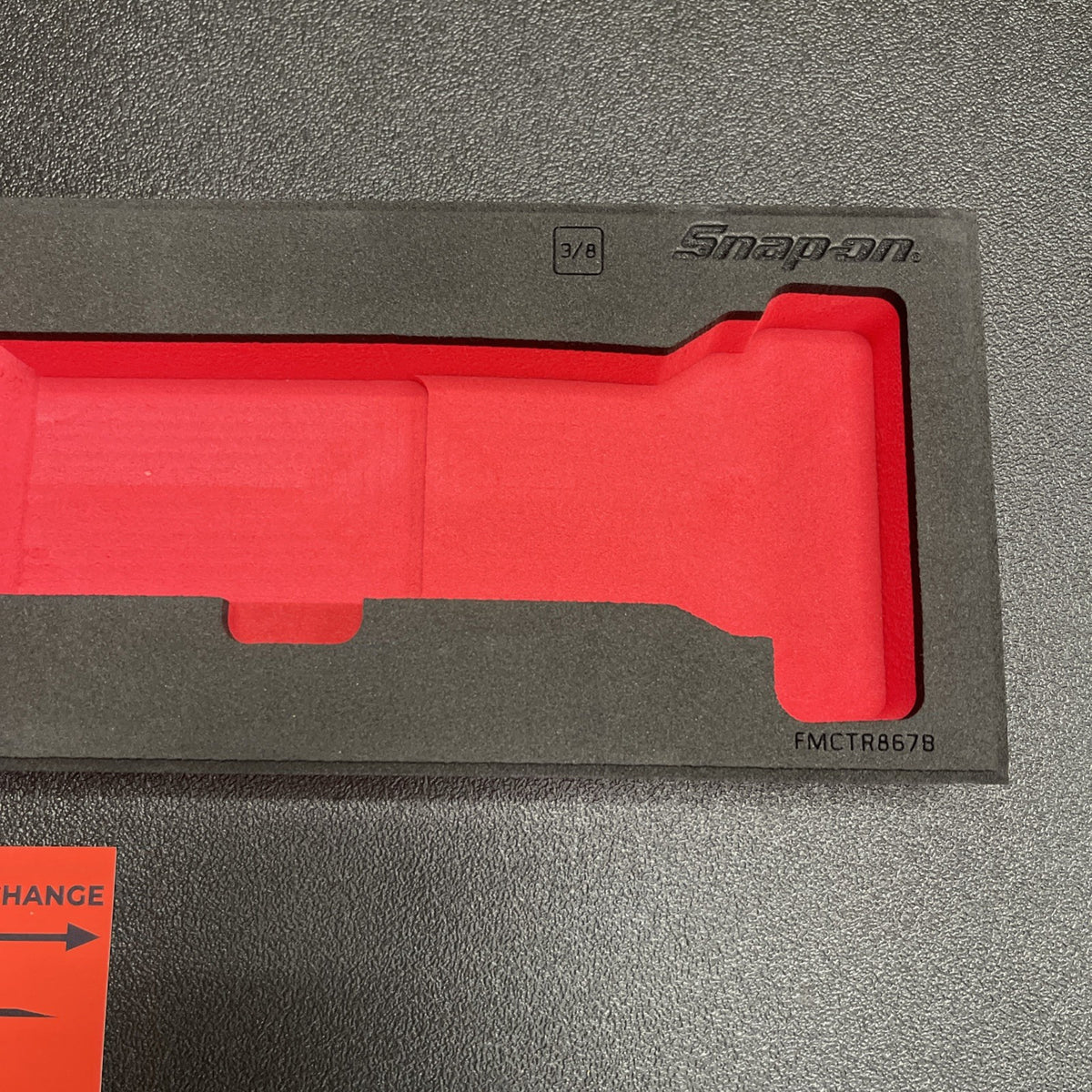 Snap On Tools 14.4 Volt 3/8 Long Neck Ratchet Storage Foam FMCTR867B