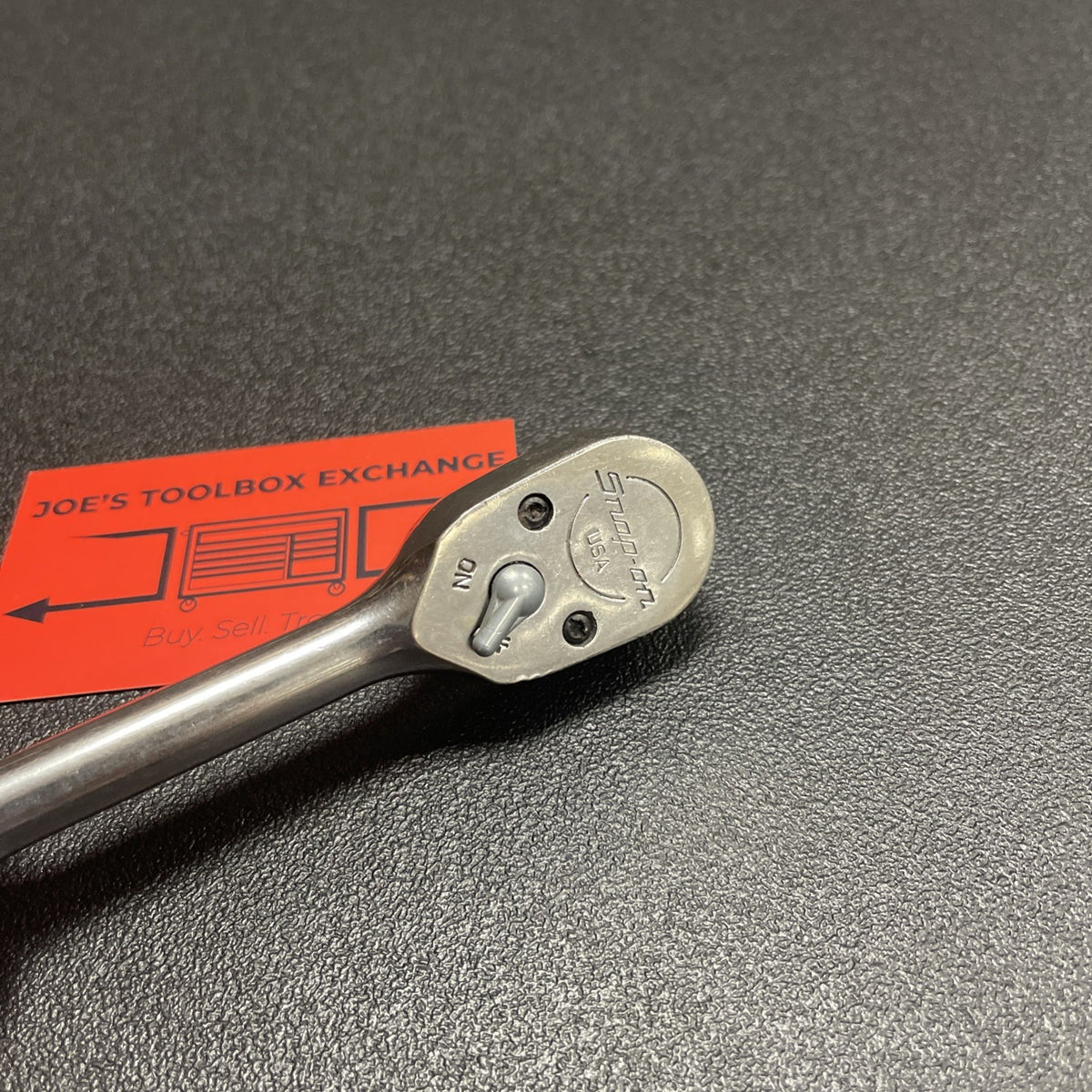 Snap-On F936 3/8" Drive Chrome Handle Fixed-Head Ratchet  USA