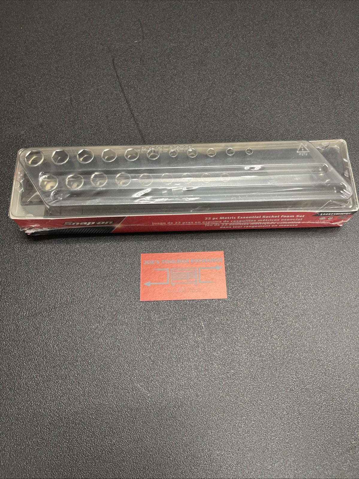 New Snap-on 22pc 1/4" drive Metric  Shallow & Deep Socket Set 122STTMMFDT