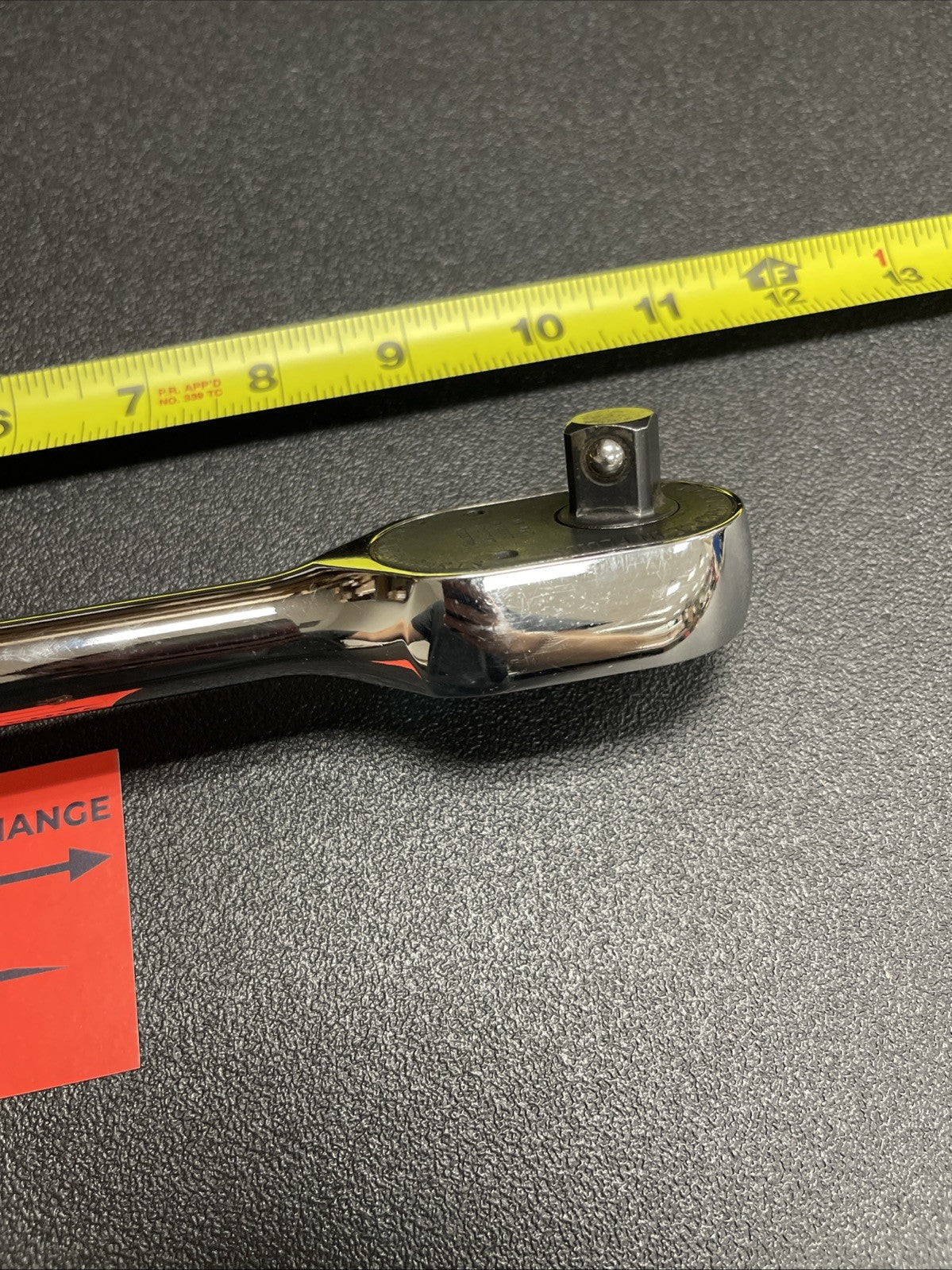 Snap-on Tools USED NEW STYLE 1/2" Drive Fine 80 Tooth Chrome Handle Ratchet S80A