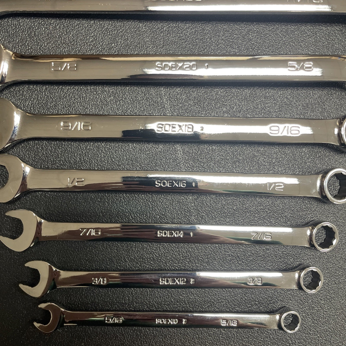 Snap-on Tools USA NEW 10pc 12 Point Flank Drive PLUS Combo Wrench Set SOEX710