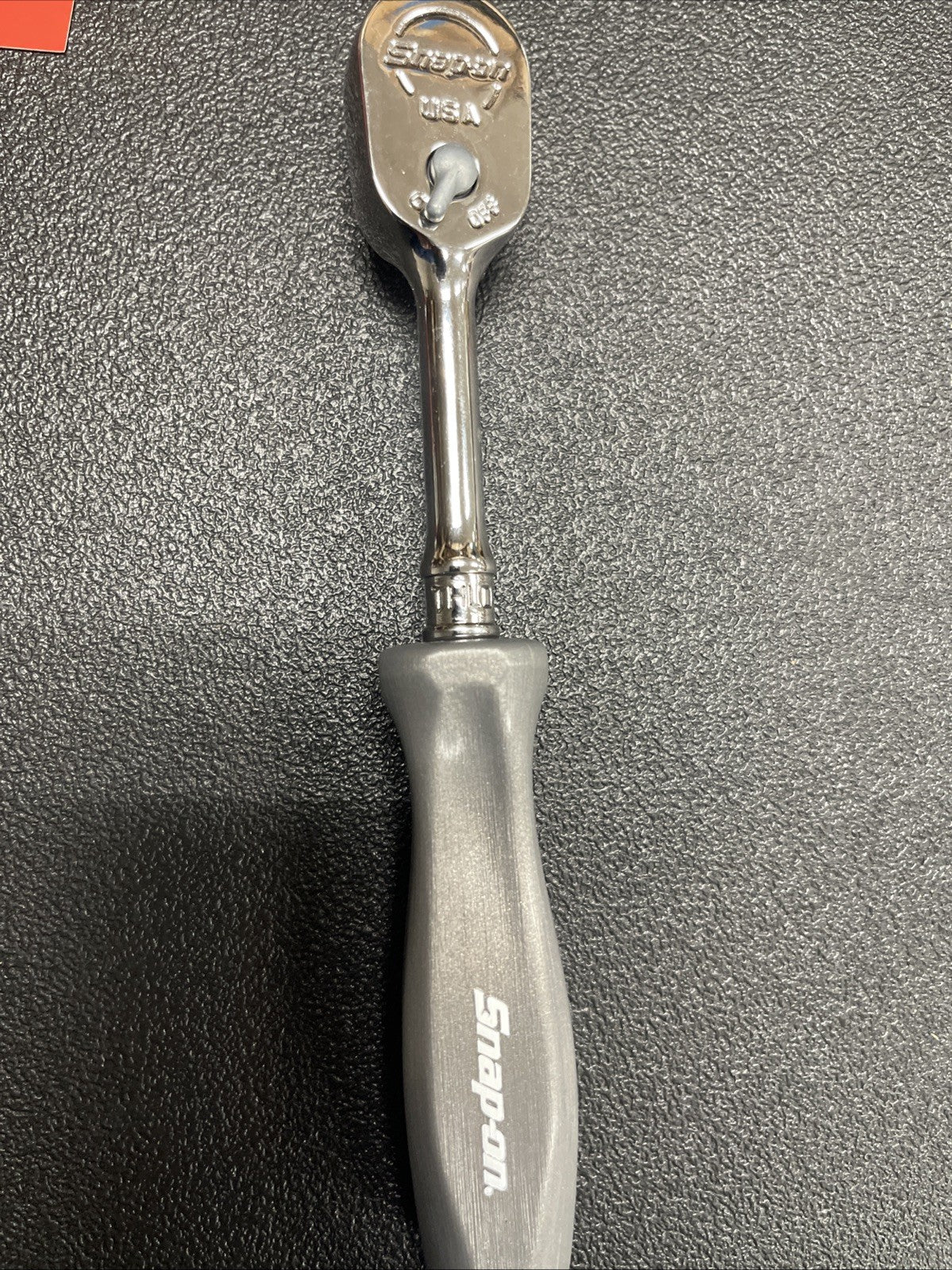 Snap-on Tools Dark Titanium Gray 1/4" Hard Grip Fixed Ratchet THLD72DT THLD72