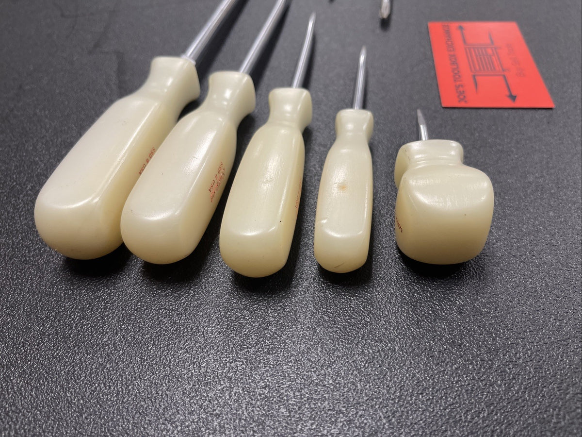 Snap-On 8pc Combination Screwdriver Set Pearl White - SDX80P