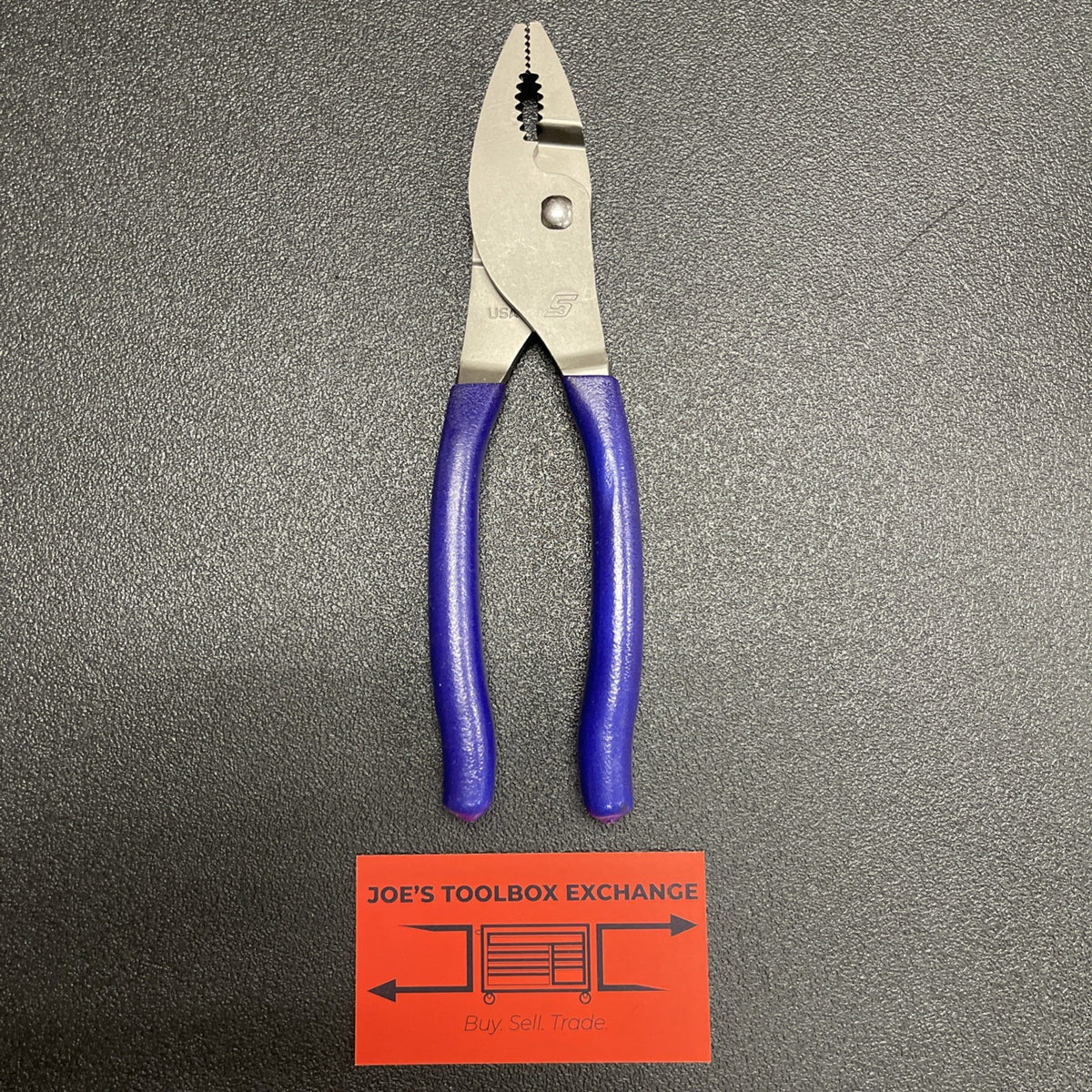Snap-on Tool USA RARE DARK PURPLE 8" Combination Slip-Joint Pliers 47ACF 47ACFDP