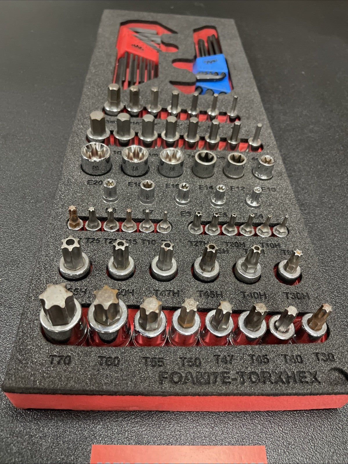 Mac Tools 73-PC. TORX And Hex Foam Set - FOAM7E-TORXHEX
