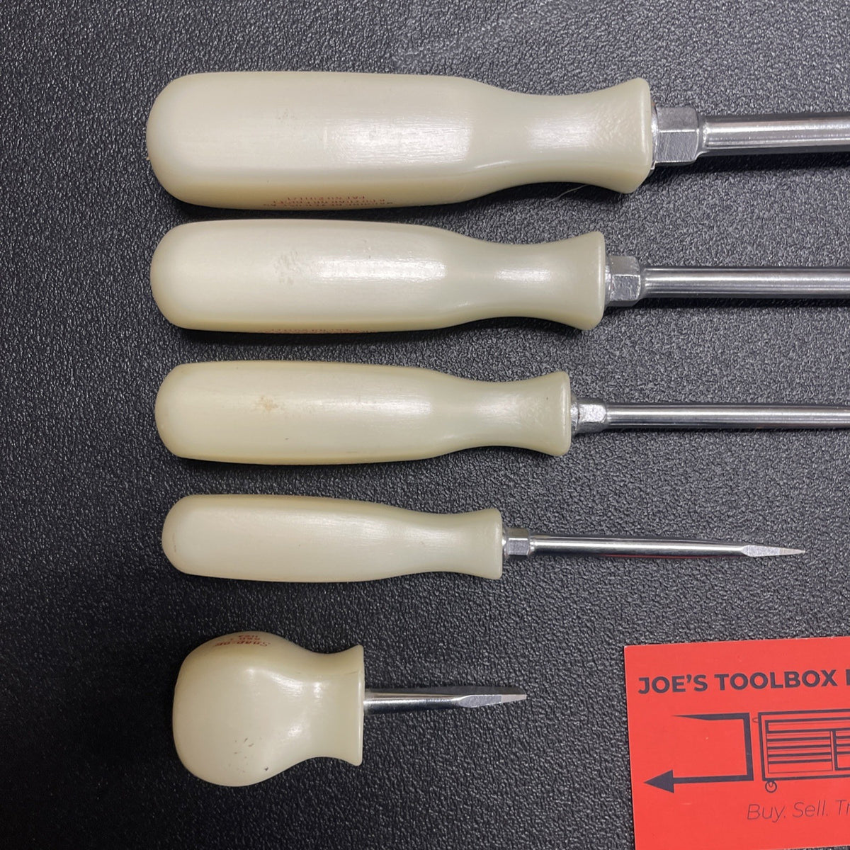 Snap-On 8pc Combination Screwdriver Set Pearl White - SDX80P