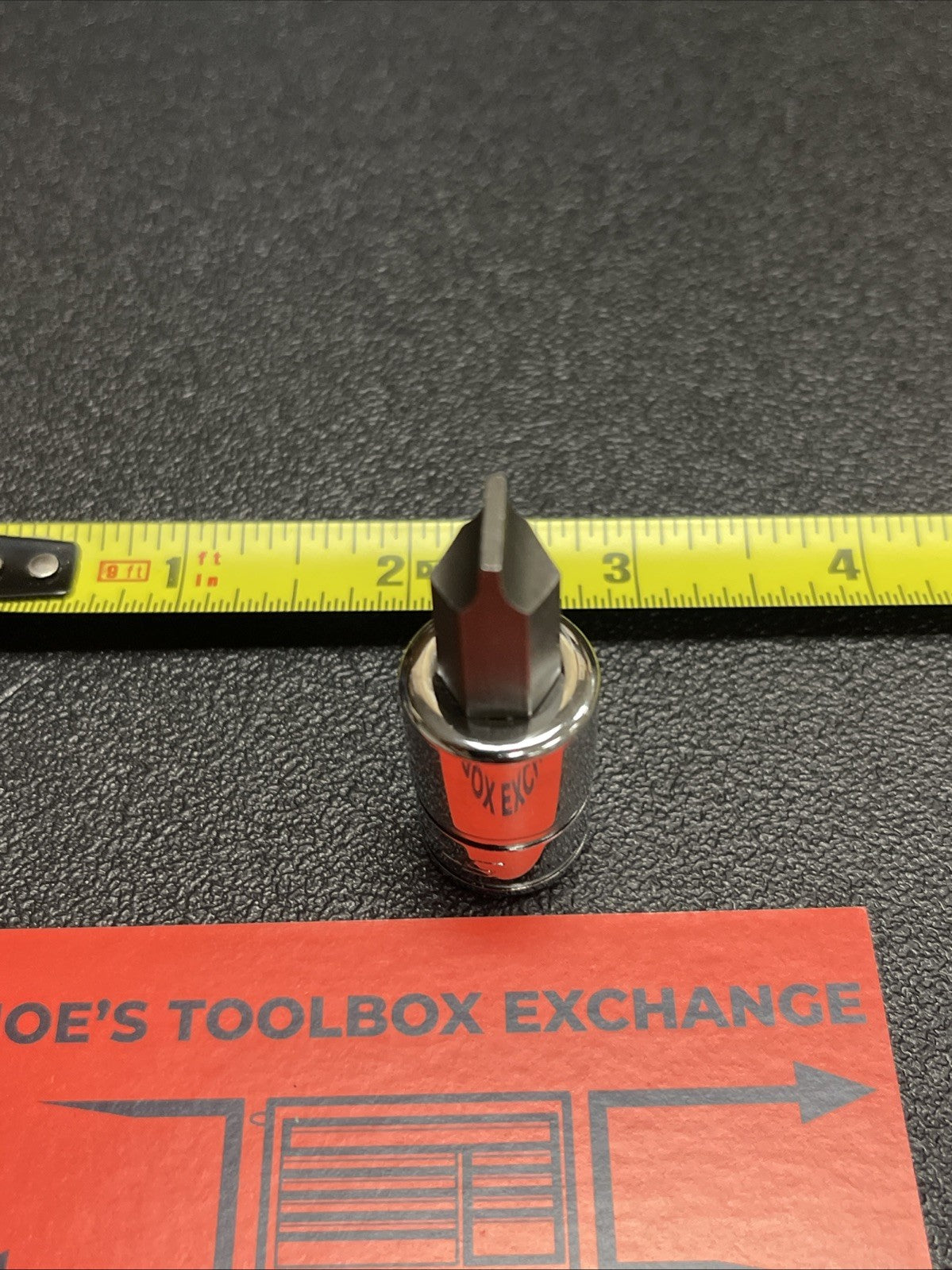 Snap On Tools F62E USA NEW 3/8" Drive 3/8" Flat Tip Short Bit Socket Driver 