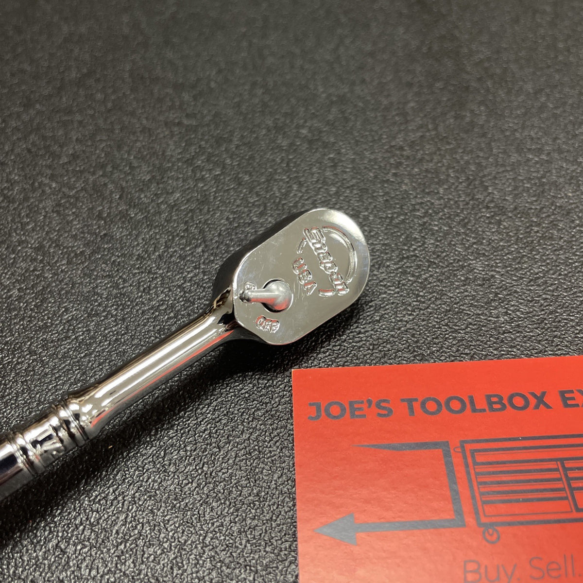 Snap-on Tools USA NEW STYLE 1/4" Drive Fine Tooth Chrome Handle Ratchet T72
