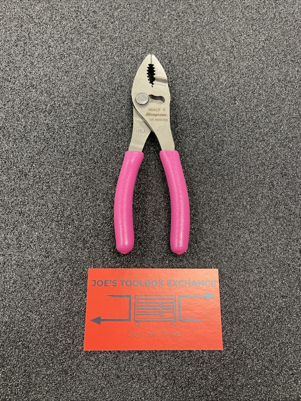 Snap on Tools USA NEW ELECTRIC PINK 6" Talon Slip-Joint Pliers 46ACFEP