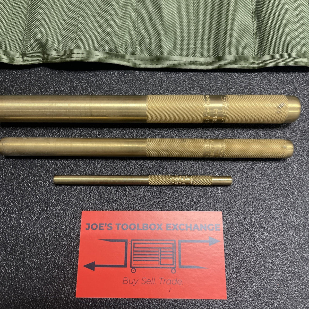 NEW Snap-on 9 Piece Bronze and Steel Military Punch and Chisel Set GMTK