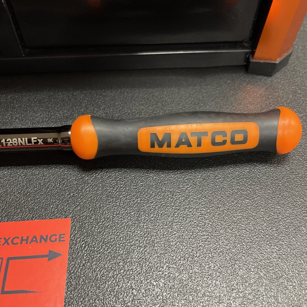 Matco NEW 3/8” Dr. Flex Head Ratchet BFR128NLFx BFR128NLFM ORANGE 12-1/2” 88