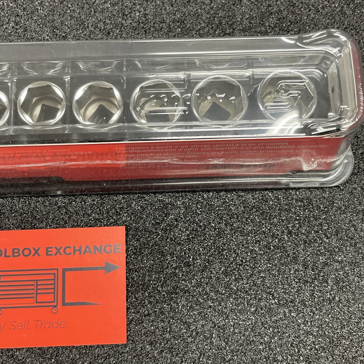 Snap-on Tools NEW 12pc 3/8 Drive METRIC Shallow 6-Point Socket Set 212FSMY