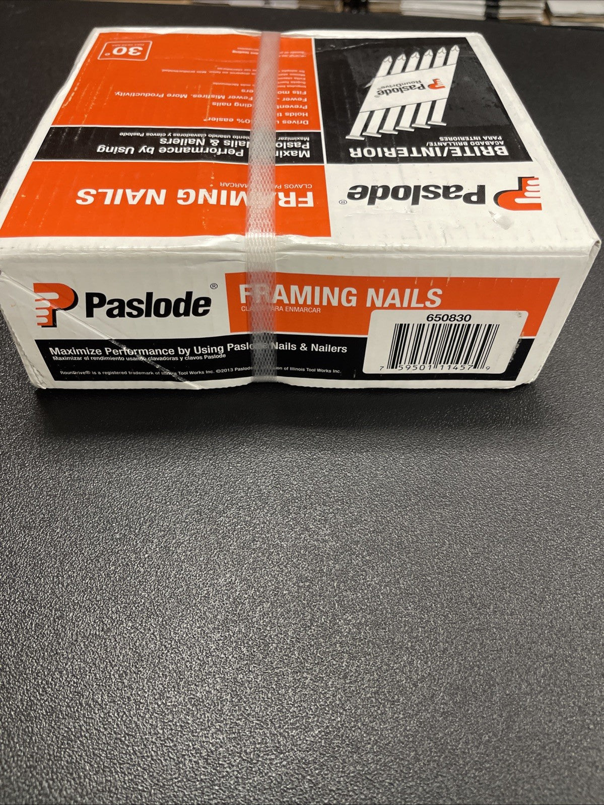 Paslode Framing Nails Smooth Full Head 30°  3"x .131" 2500ct 650830