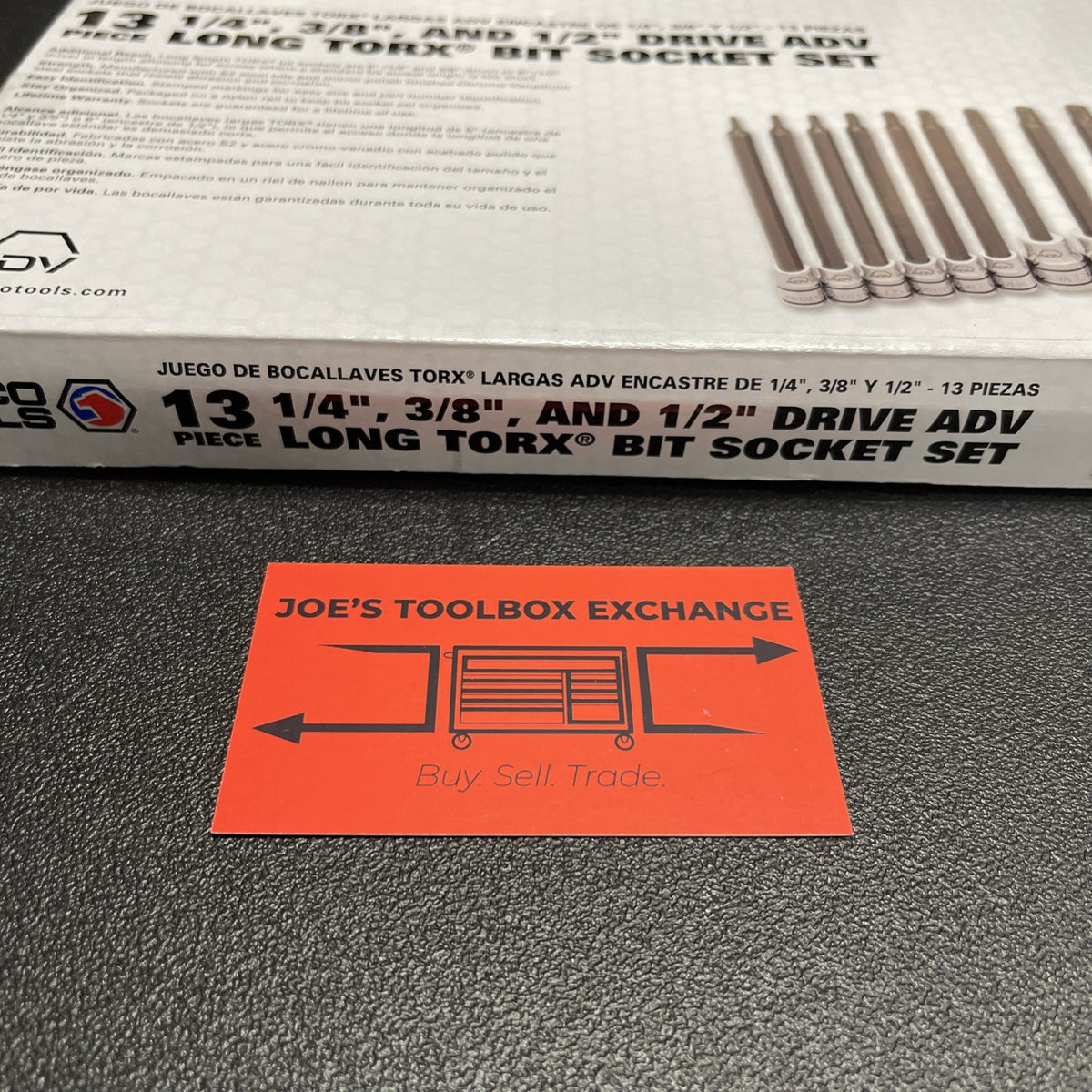 Matco Tools 13 Pc ADV Long Torx Bit Socket Set 1/4", 3/8", & 1/2" SABCTXL13VA