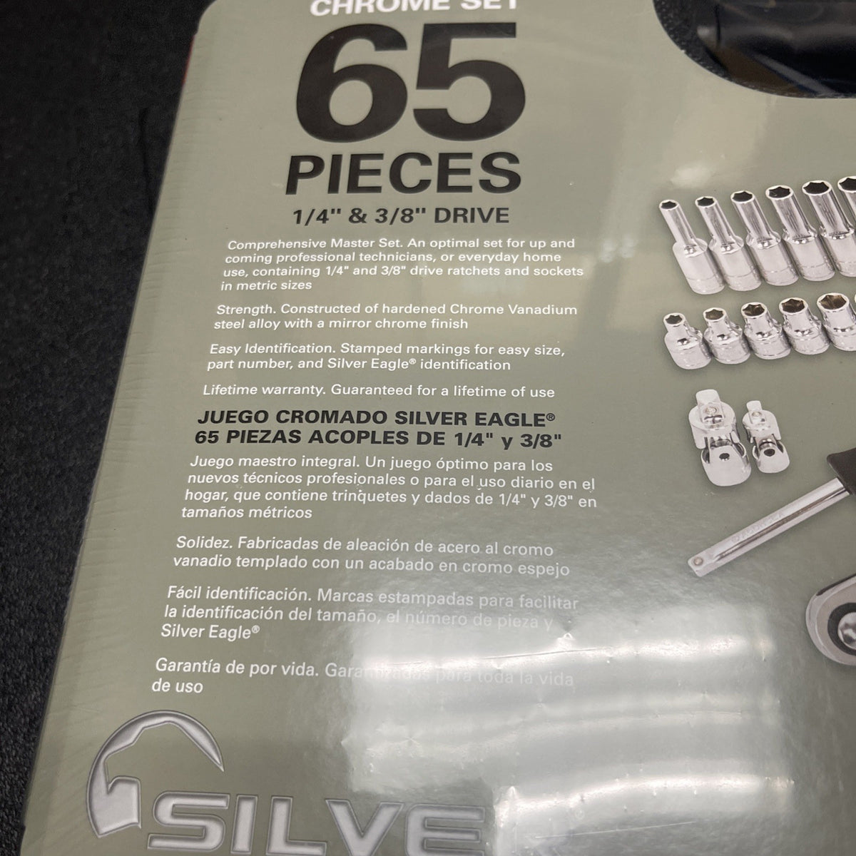 NEW Matco tools SAB65SEA Silver eagle chrome set 65 pieces